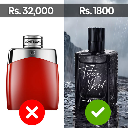 Titan Red Inspired By Mont Blanc Legend Red