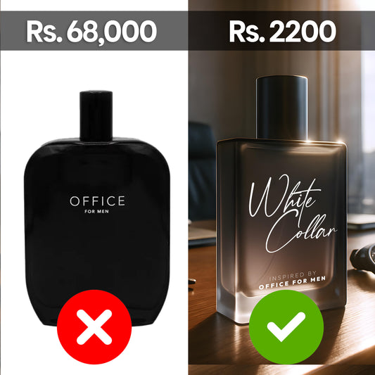 White Collar Inspired By Office For Men