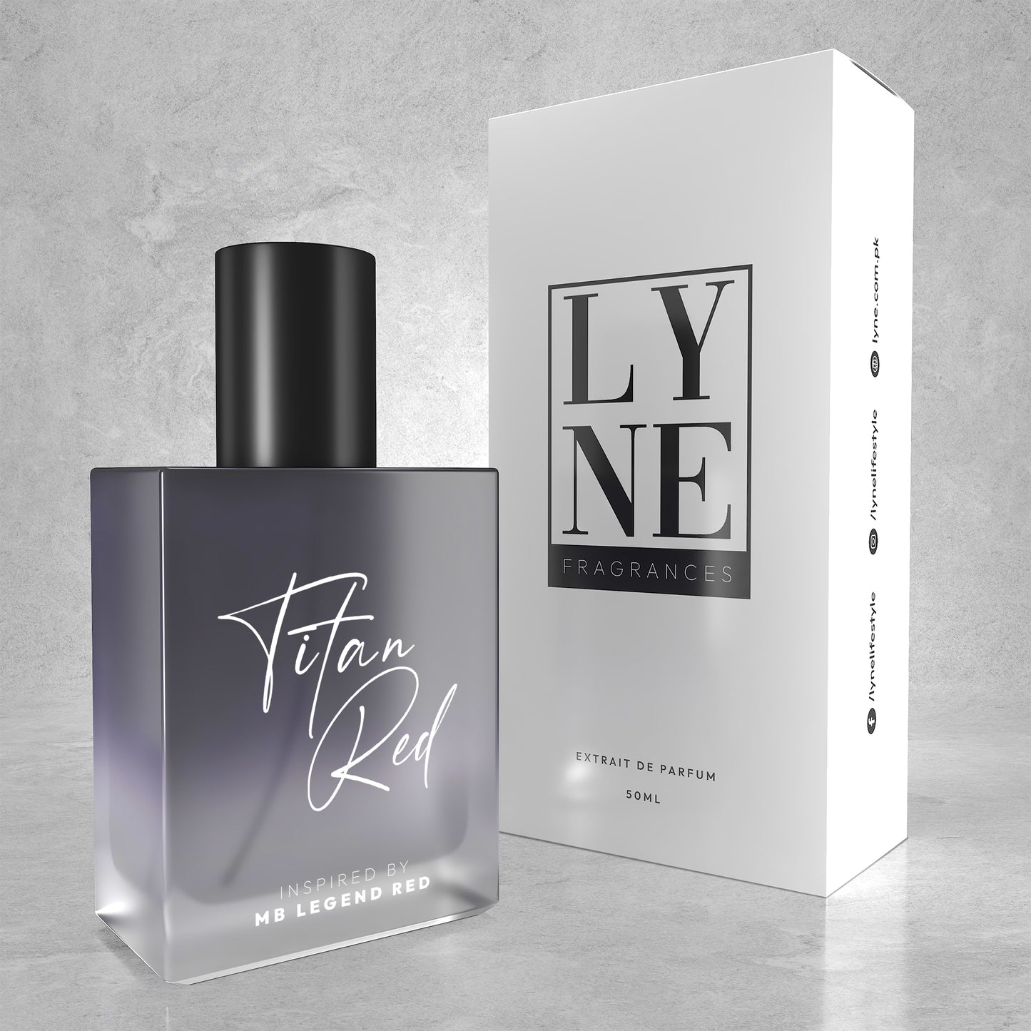 Titan Red Inspired By Mont Blanc Legend Red