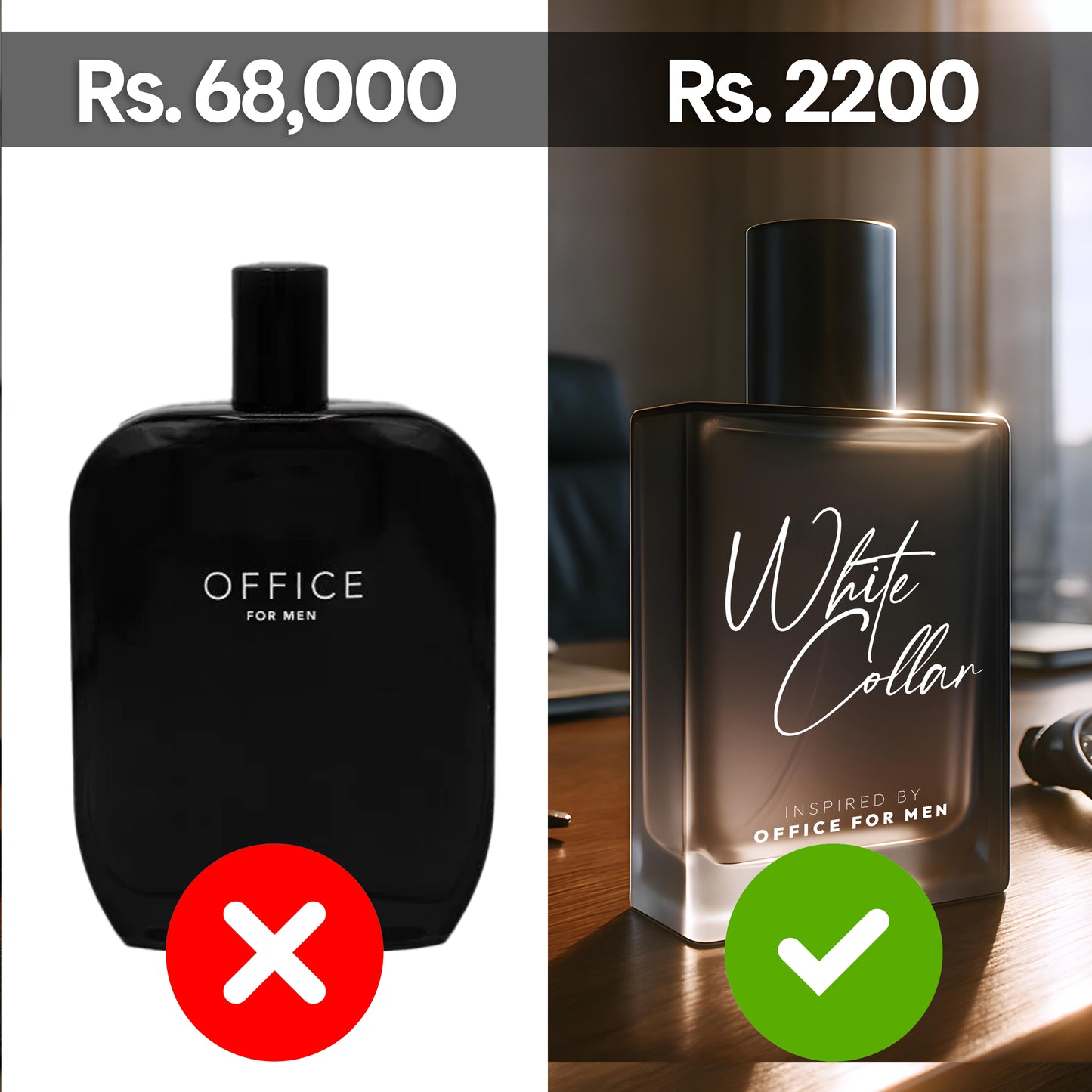 White Collar Inspired By Office For Men